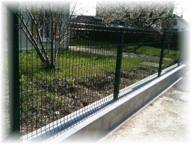 Les espaces verts de la champagne Noir clôture décor