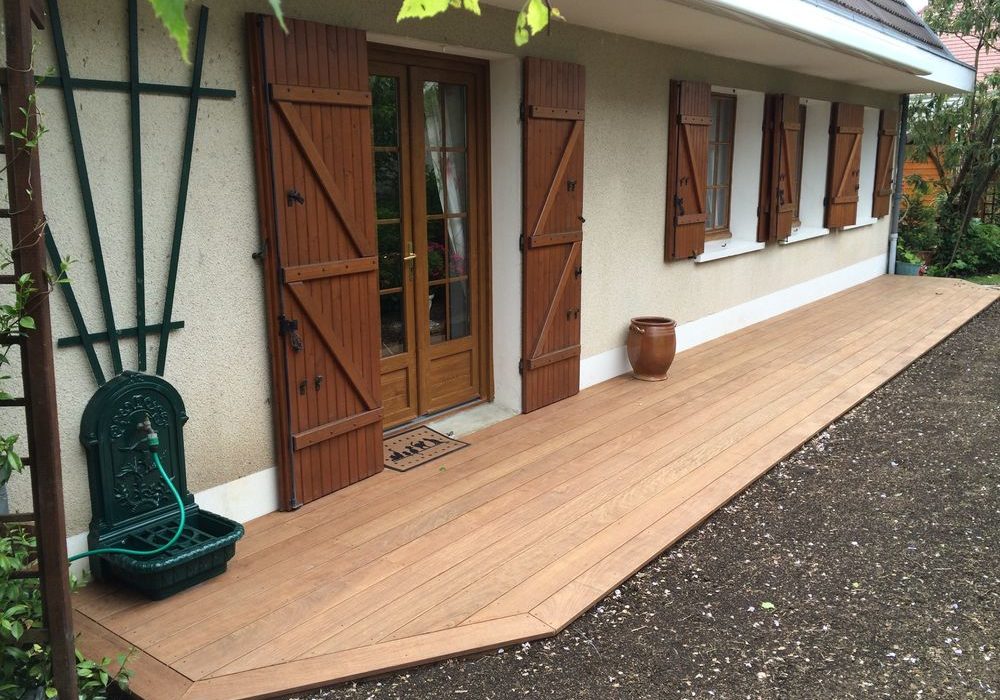 Terrasse en bois exotique IPE